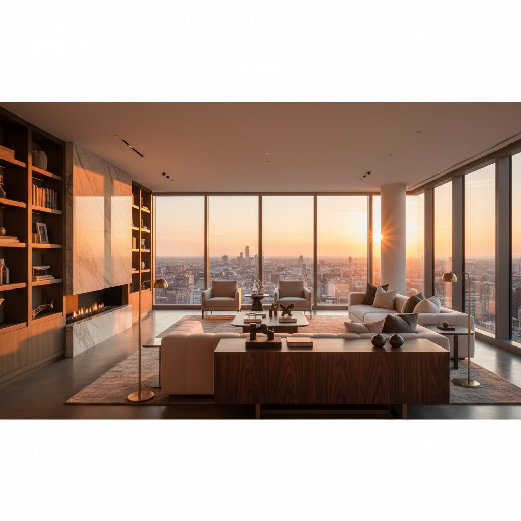 Modern London property exterior with professional estate agency signage